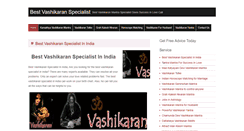 Desktop Screenshot of bestvashikaran.com